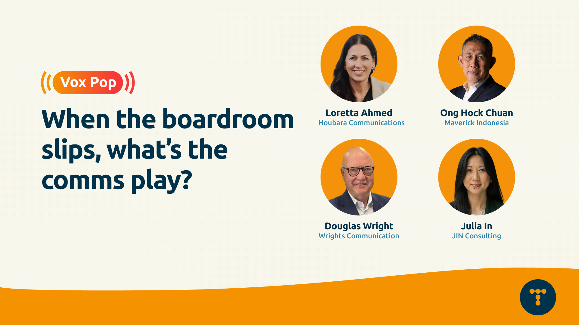 Telum Vox Pop: When the boardroom slips, what’s the comms play?