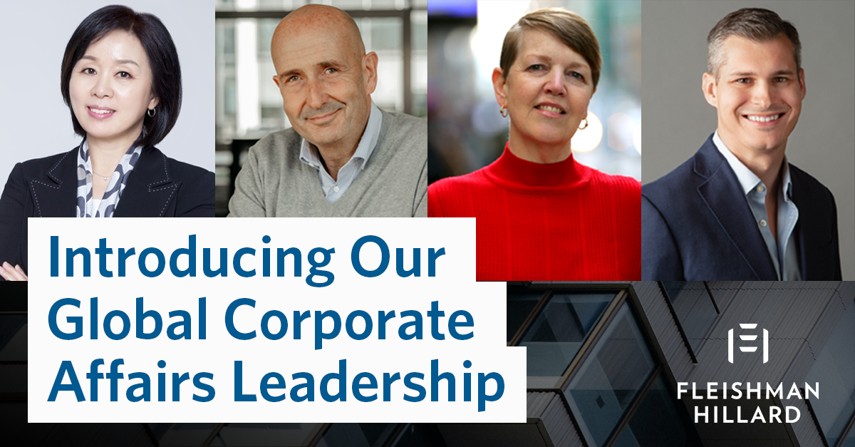 FleishmanHillard announces new corporate affairs leadership team