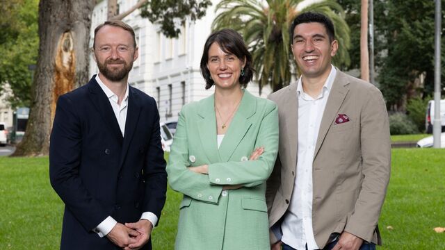 Harrison Polites, Melissa Mack, and Alexander Liddington-Cox
