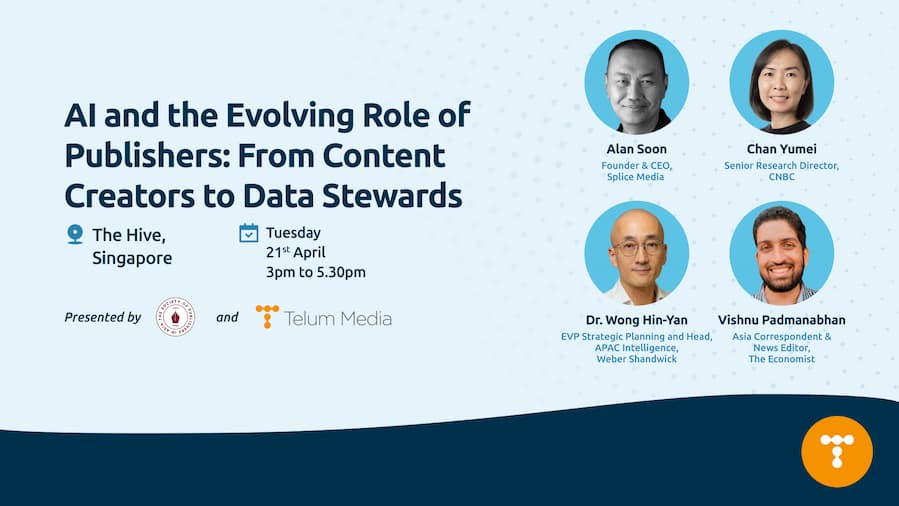 Singapore event: AI and the Evolving Role of Publishers