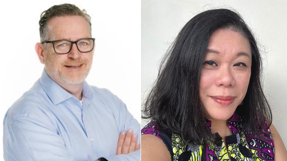 L-R: Tom Murphy, Meilin Wong