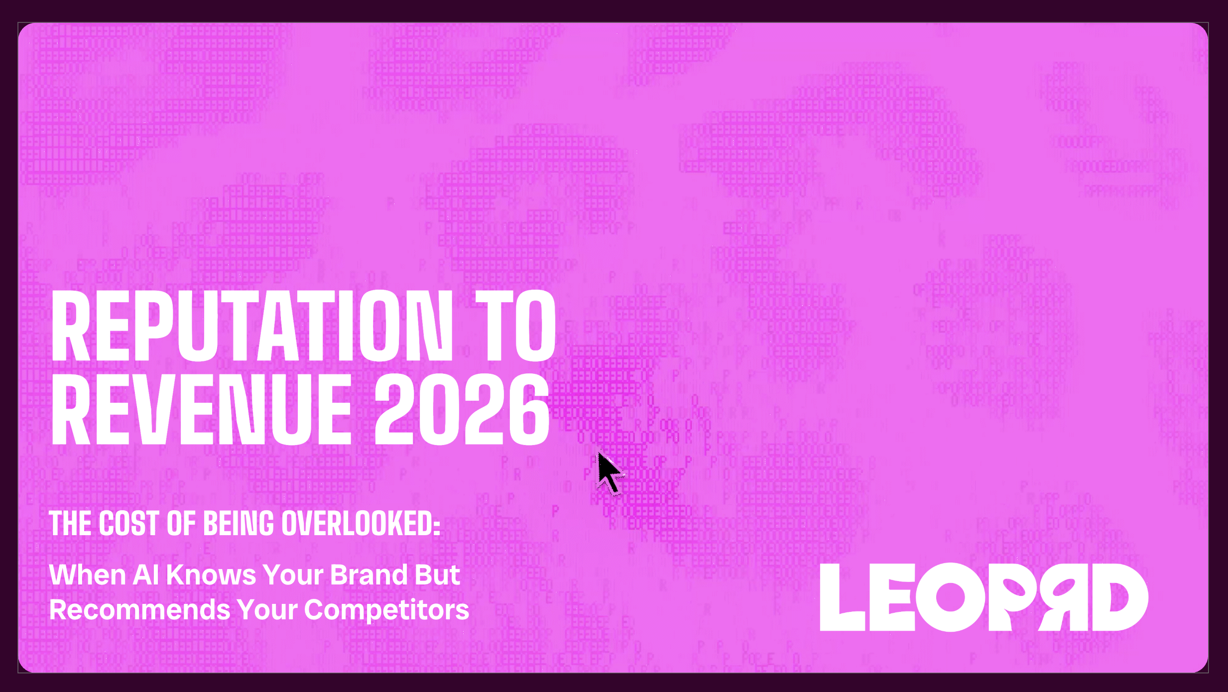 Reputation to Revenue 2026