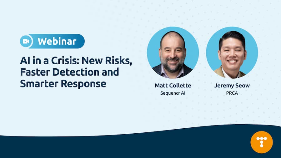 Webinar - AI in a Crisis - new risks, faster detection and smarter response