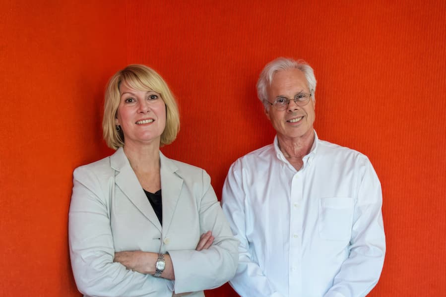 Philippa Honner and Peter Finn