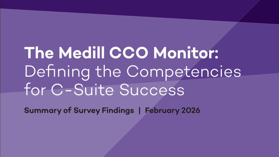 Medill survey identifies key capabilities for the modern CCO
