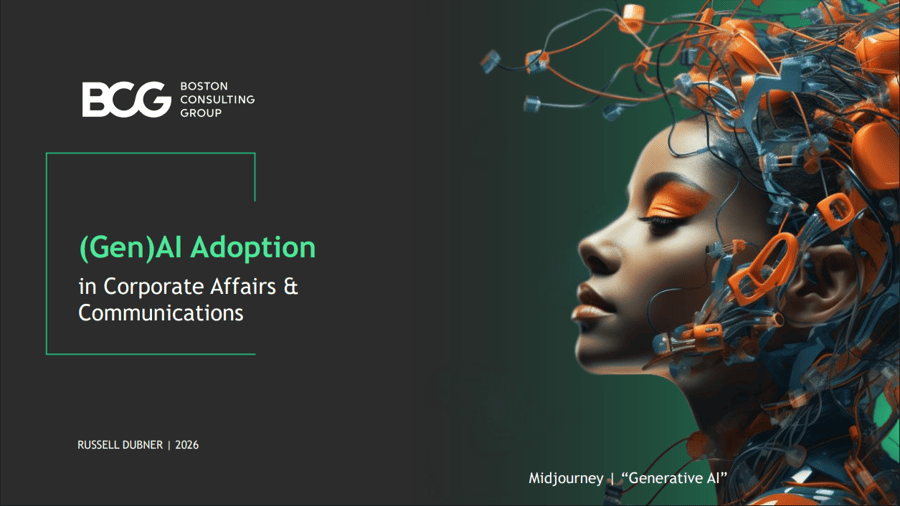 Study Highlight: (Gen)AI Adoption in Corporate Affairs & Communications